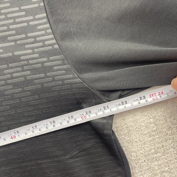 Hugo Boss Track Jacket Tech Full Zip Men L Geometric Black AOP w/ Yellow Logo - Picture 7 of 16